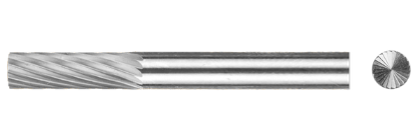 Борфреза цилиндрическая с заточенным торцом B-06-16-C-06-130