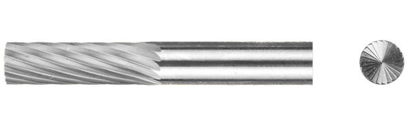 Борфреза цилиндрическая с заточенным торцом B1-03-14-C-03-40