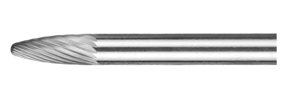 Борфреза гиперболическая со сферическим торцом F-06-16-M-06-126