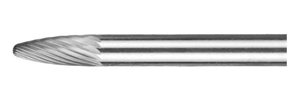 Борфреза гиперболическая со сферическим торцом F-06-16-NF-06-126