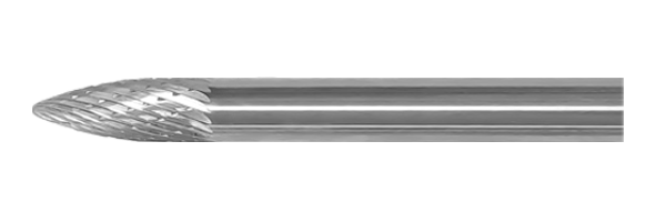 Борфреза гиперболическая с точечным торцом G-06-16-FD-06-126