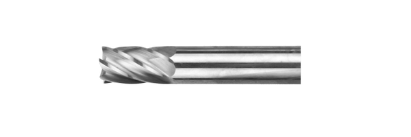 Фреза концевая цельная с плоским торцом,  стандартной длины EM10-10-64-22.5.30-12