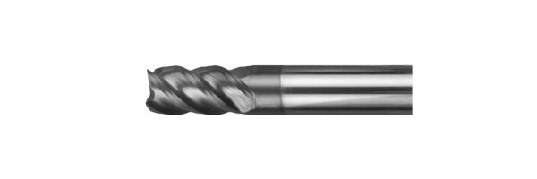 Фреза концевая цельная с плоским торцом,  стандартной длины EM14-14-81-26.3.45-05 с покрытием