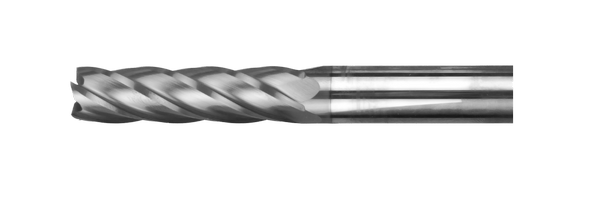 Фреза концевая цельная с плоским торцом, удлиненная EML 4-4-65-22.4.30-05 с покрытием