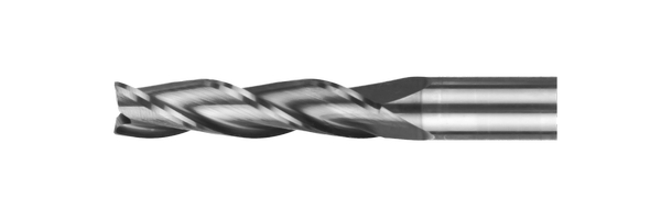 Фреза концевая цельная с плоским торцом, удлиненная EML 6-6-65-25.3.30-12 с покрытием