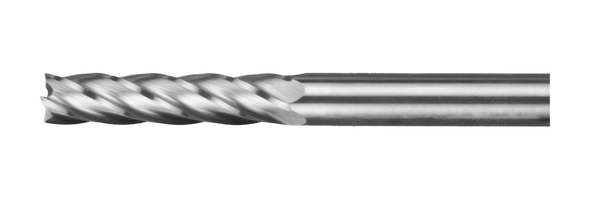 Фреза концевая цельная с плоским торцом, удлиненная EML 6-6-65-25.5.30-12