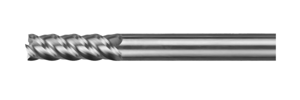 Фреза концевая цельная с плоским торцом, удлиненная EML12-12-81-40.4.45-05