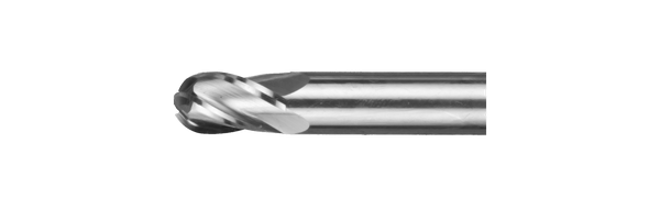 Фреза концевая цельная со сферическим торцом,  стандартной длины EMC 2-3-40-8.3.30-10